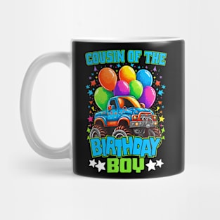 Cousin Of The Birthday Boy Monster Truck Birthday Mug